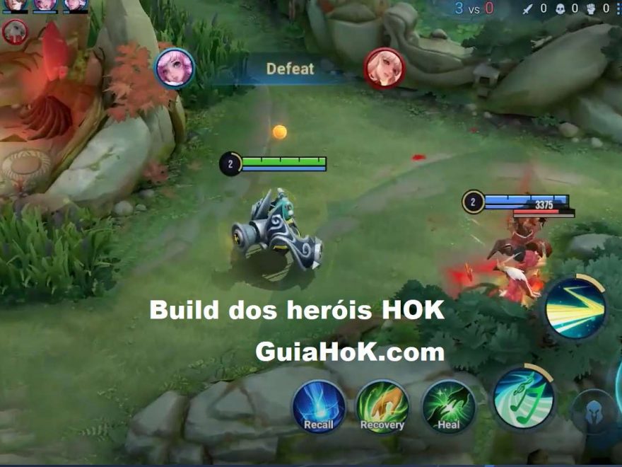 Build dos heróis HOK