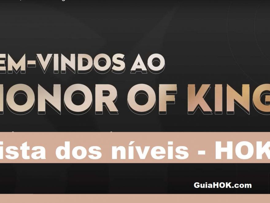 Lista de níveis HOK (Honor of Kings Brasil)